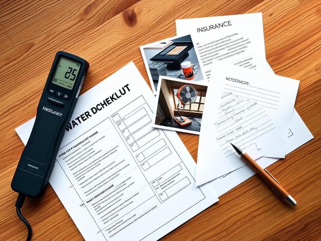 Water damage mitigation checklist for homeowners