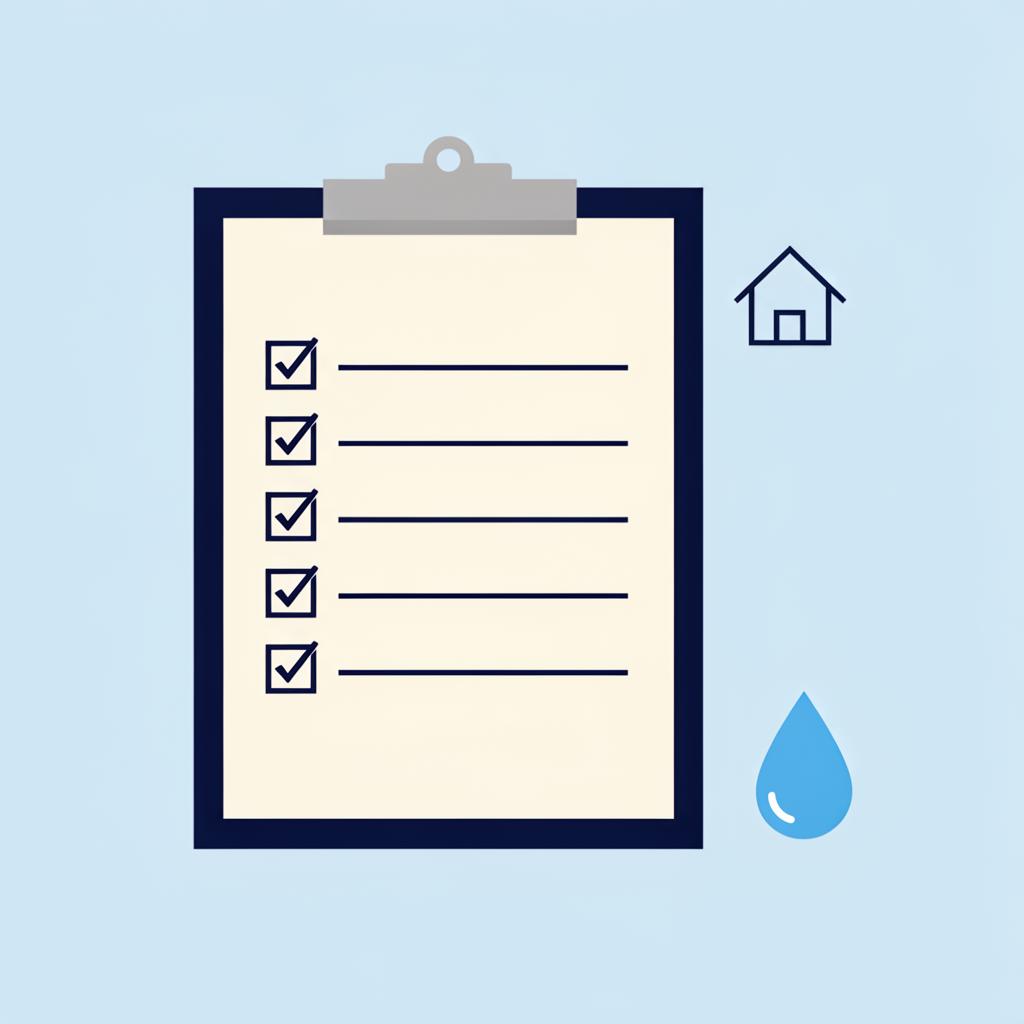 Water mitigation contractor checklist for verifying insurance scope and moisture records